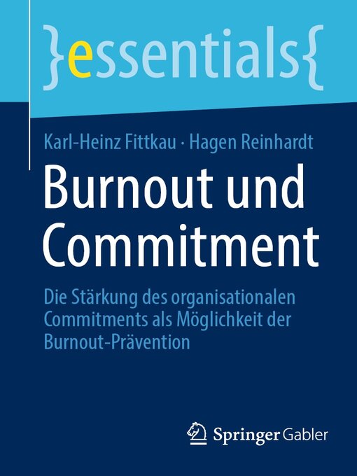 Title details for Burnout und Commitment by Karl-Heinz Fittkau - Available